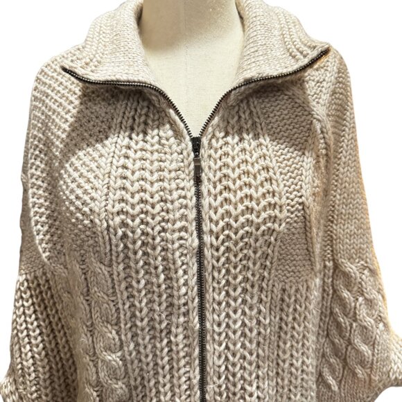 Elsamanda Made in Italy Alpaca Wool Zip Sweater – Anthropologie – One Size - Picture 3 of 6